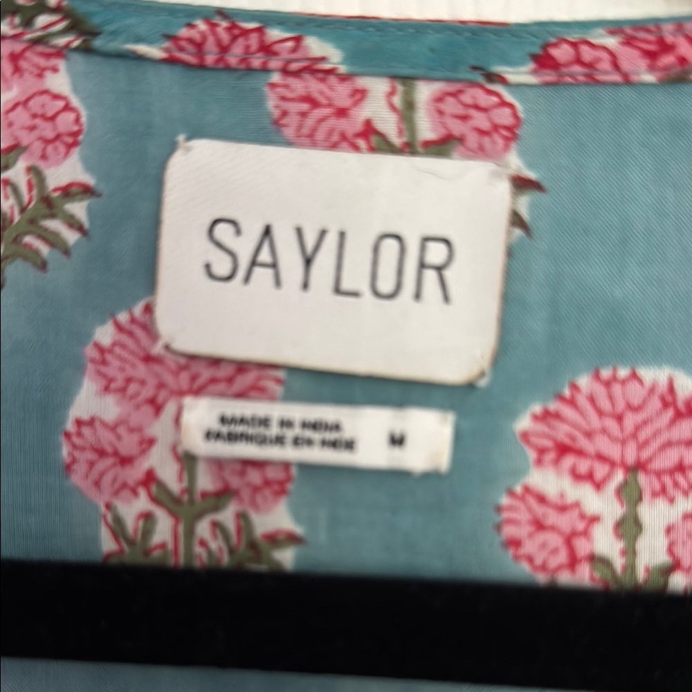 Saylor Floral Peasant Dress - Picture 2 of 4
